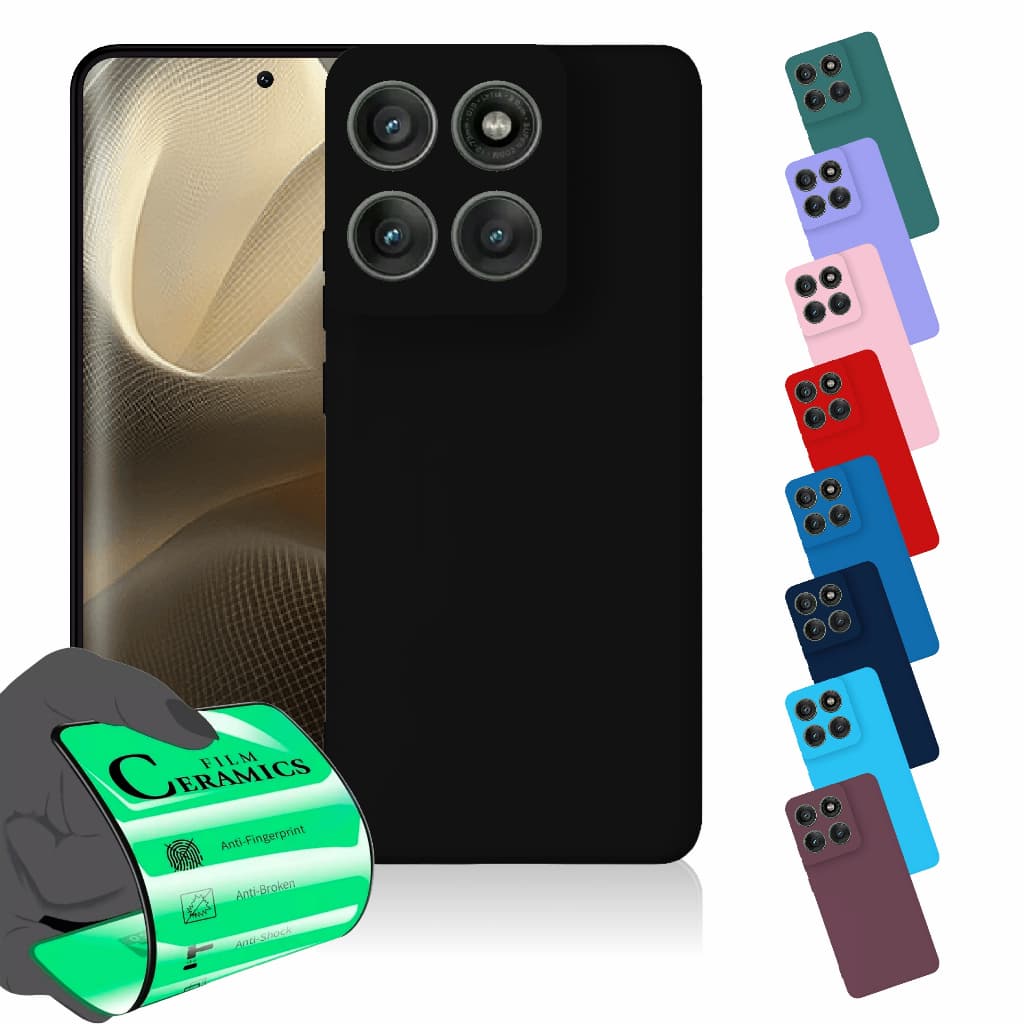 Capa Capinha Anti Queda Aveludada + Película Para Motorola G86 5G