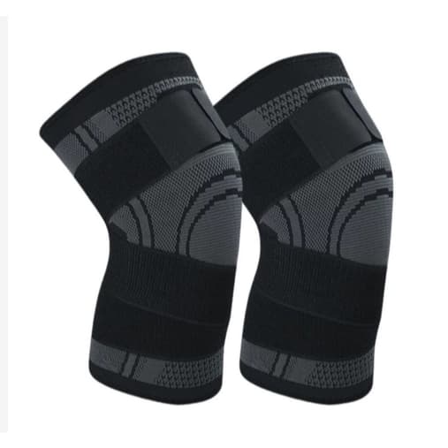 Kit 2 Joelheira Estabilizadora De Compressão 360º - Ortopédica Musculação Esportiva
