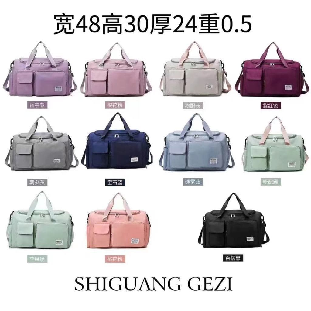 Bolsa De Viagem Sport Com Bolso Impermeável Alça Lateral 30L Capacidade