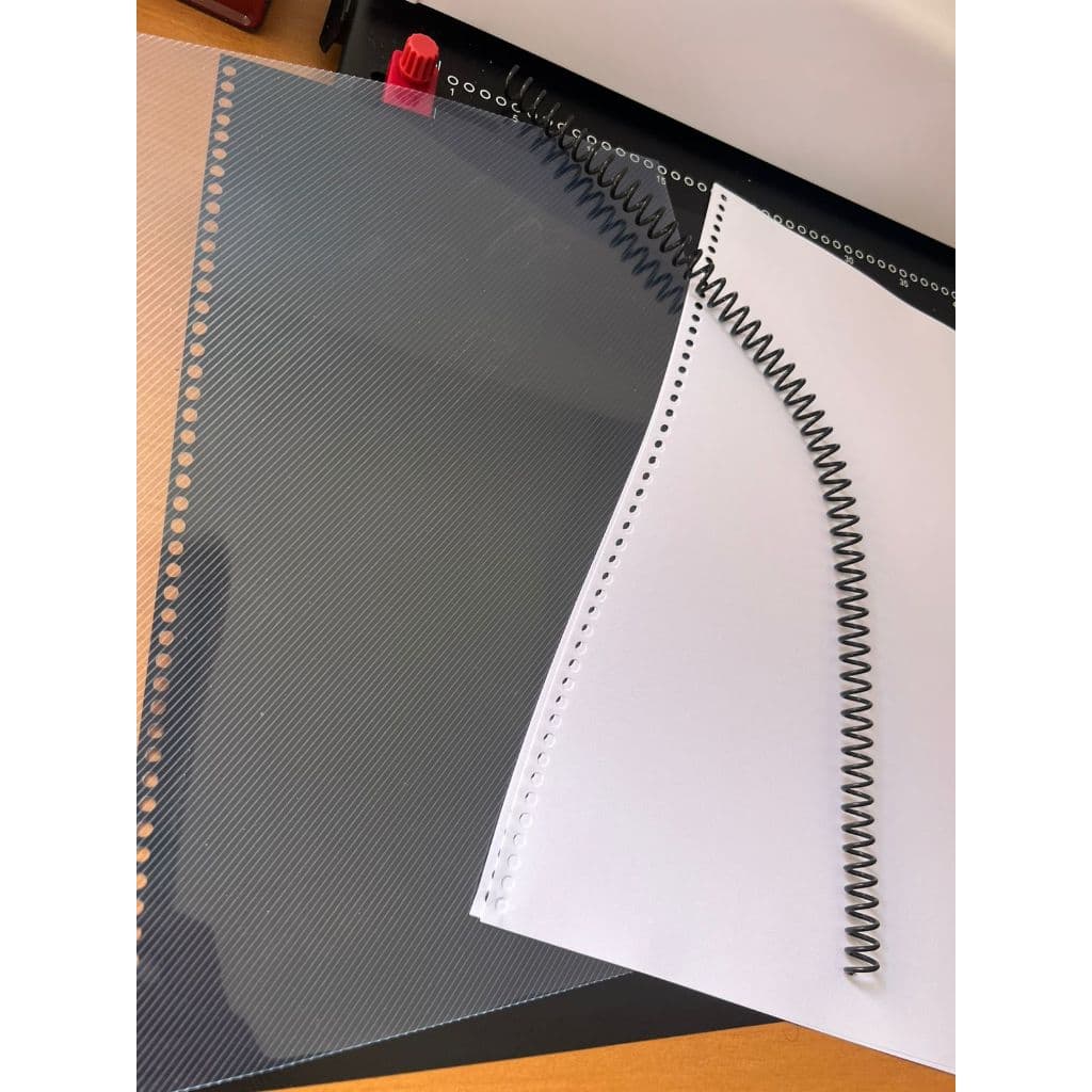 Kit Encadernação Completo Capa ContraCapa Espiral e Folhas Sulfite A4 já furadas