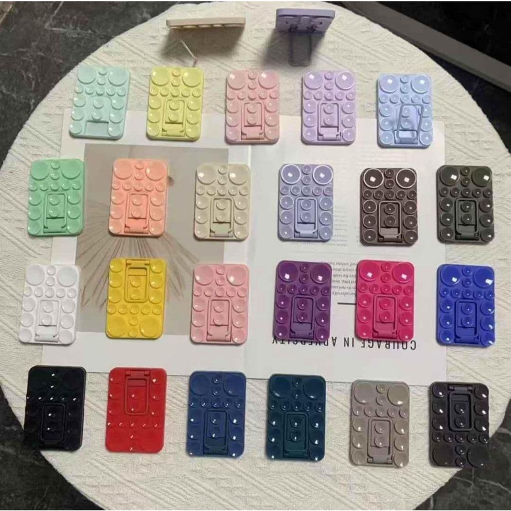 Ventosa quadrada com suporte para telefone suporte de Dedo para celular gruda em qualquer luga