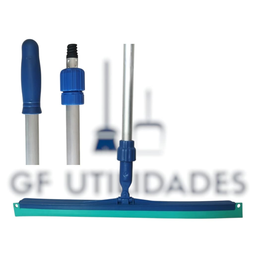 RODO TWISTER BORRACHA SILICONE COM CABO ALUMÍNIO ARTICULA 180°- ESCOLHER VARIAÇÃO