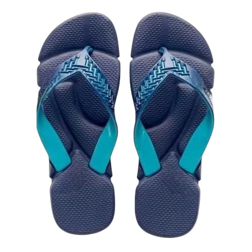 Chinelo Ortopédico Emborrachado Várias Cores Tira Grossa Bi Color Confortável Promocional