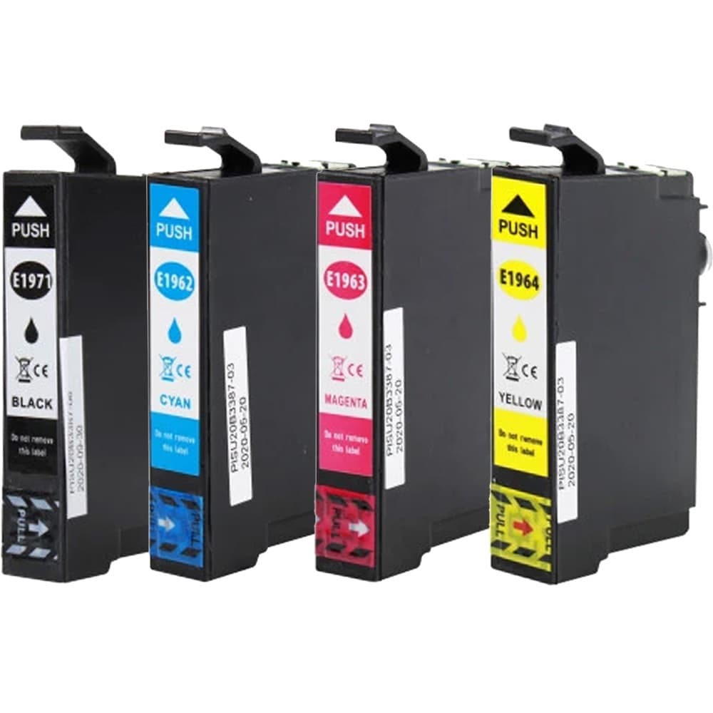 Kit 4 Cartucho de Tinta Compatível Impressora Epson | XP101 / XP201 / XP211 / XP214 XP401 / XP411