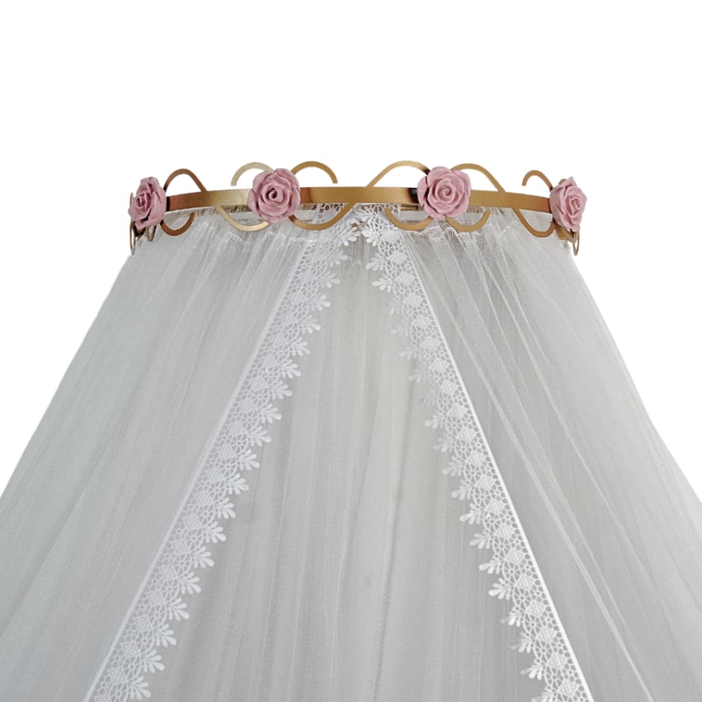 Dossel com mosquiteiro tule para berço