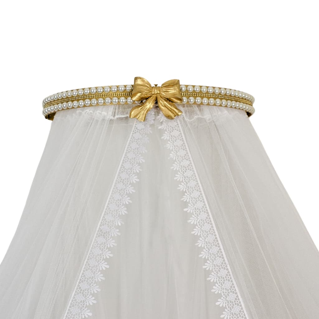 Dossel  laço com Mosquiteiro tule para berço