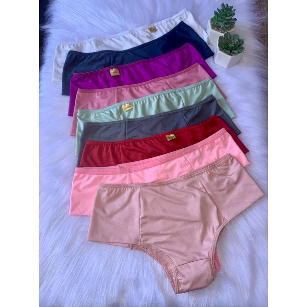 Kit Calcinhas Cintura Alta Pala-Dupla Confoto Micro Fibra -  PÓS PARTO E DIA A DIA