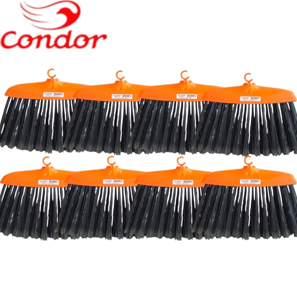 Kit Com 8 Vassouras Condor Sem Cabo Original Direto da Fábrica
