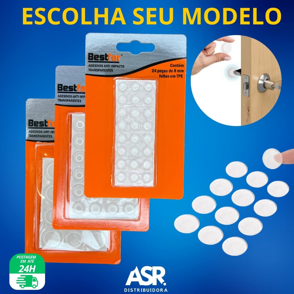 Monte seu Kit Adesivo Anti Impacto Transparente Escolha seu Modelo Resistente Grandes Impactos S/Ruído