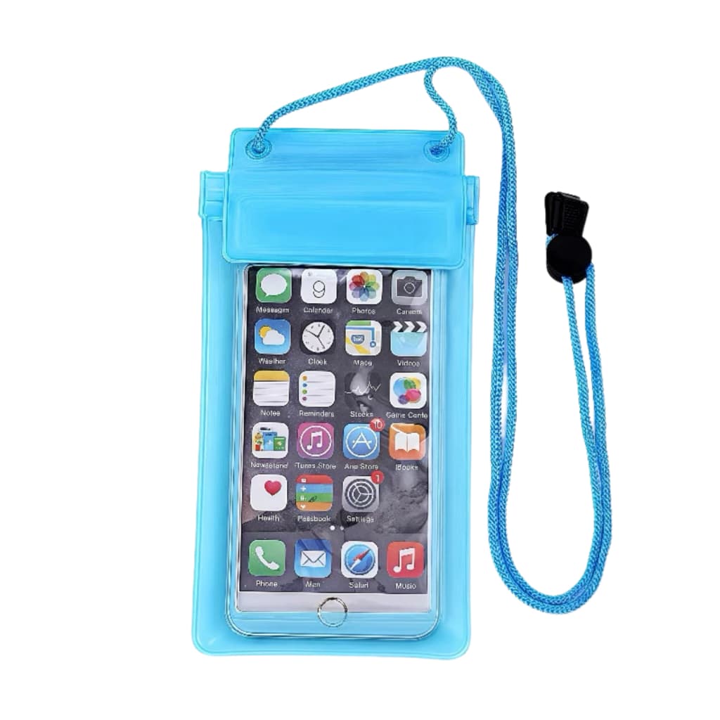 kit 2 Capinhas Capa De Celular À Prova D'água Proteção Impermeável Mergulhos Aquáticas Chuva