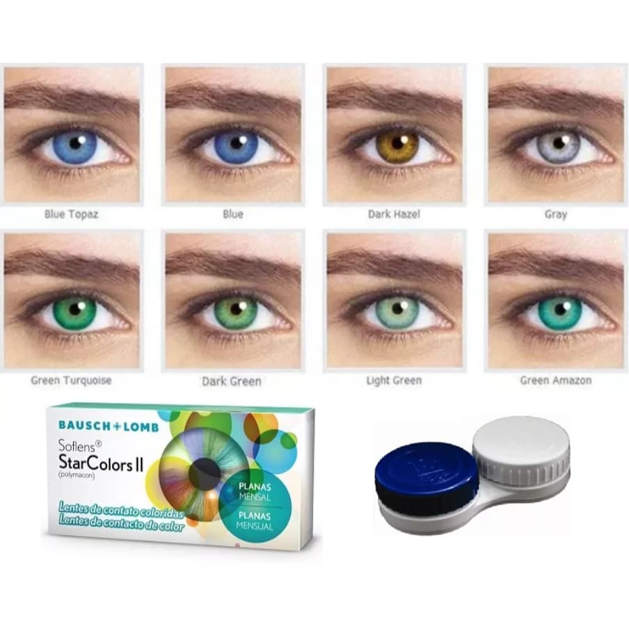 Lente De Contato Star Colors com Estojo