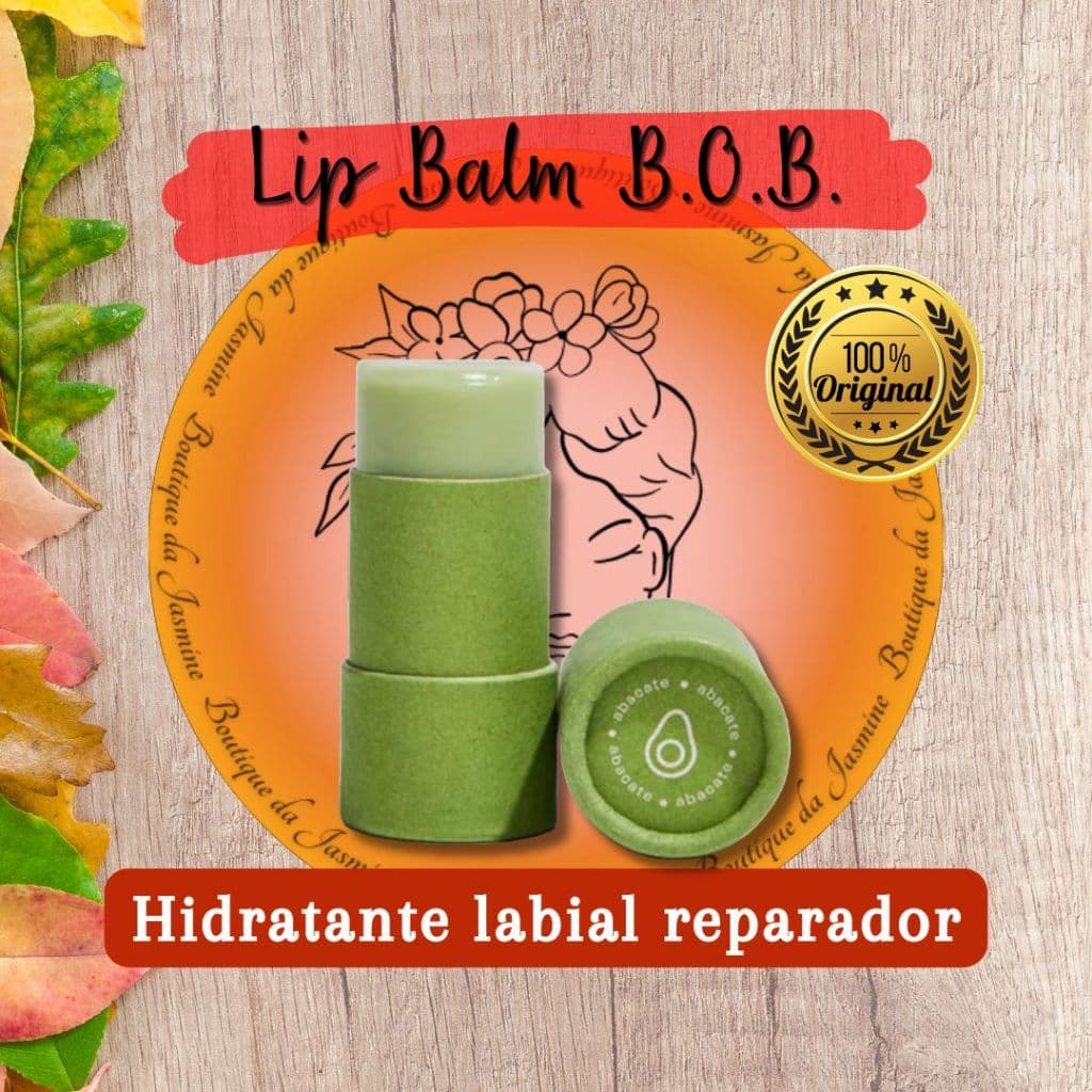 Lip Balm Abacate 10g hidratante labial em barra vegano - BOB
