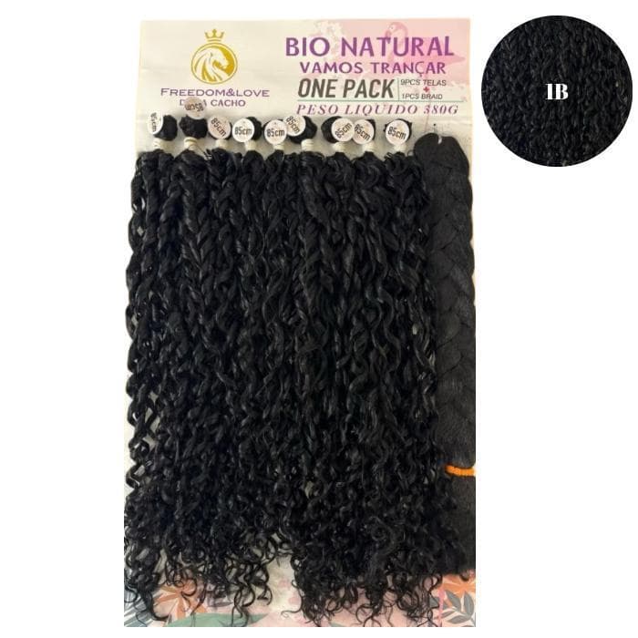 Cabelo Bio Natural Miss Pink 65cm  380g Freedom&Love Dona Cacho