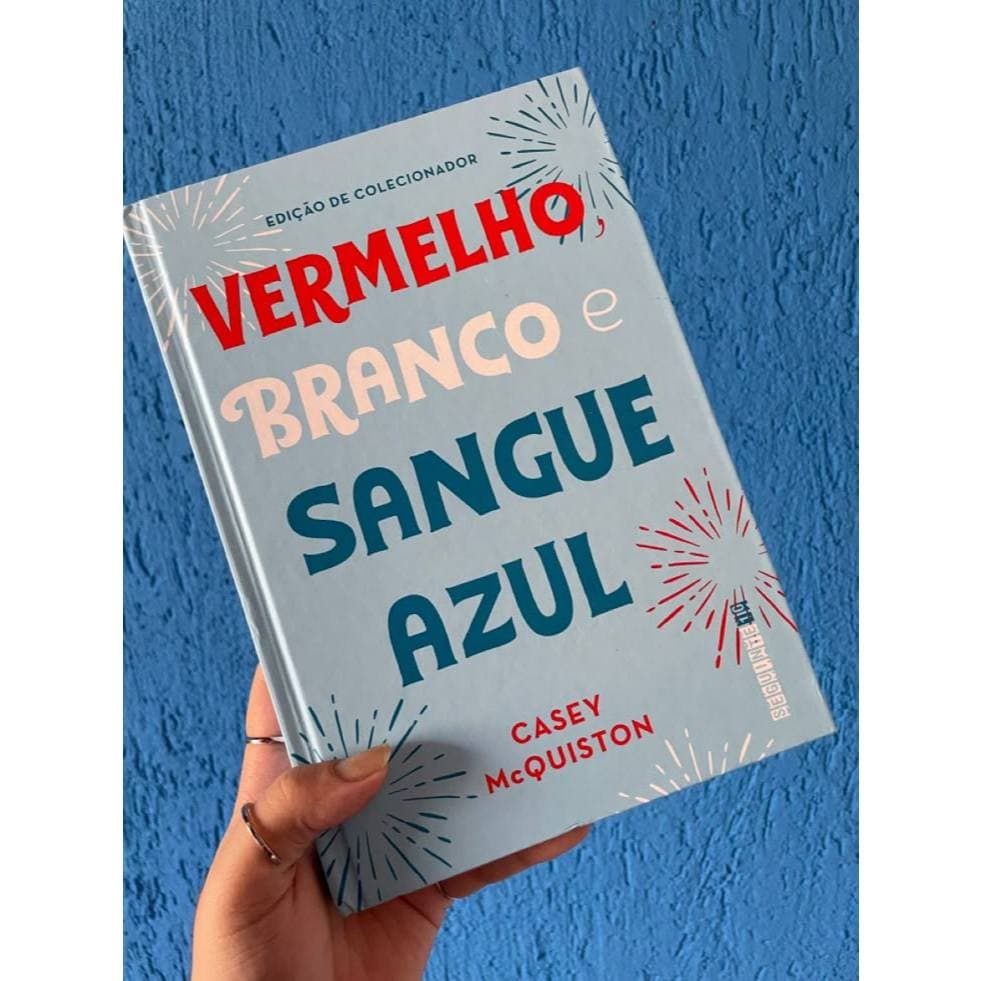 LIVRO NOVO (Nunca lido, perfeito estado) - VERMELHO, BRANCO E SANGUE AZUL (Edição de colecionador)