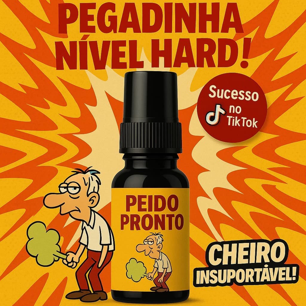 pray de Pum "Peido Pronto" - Zoação Garantida - Pegadinha - Trolagem - 30ml