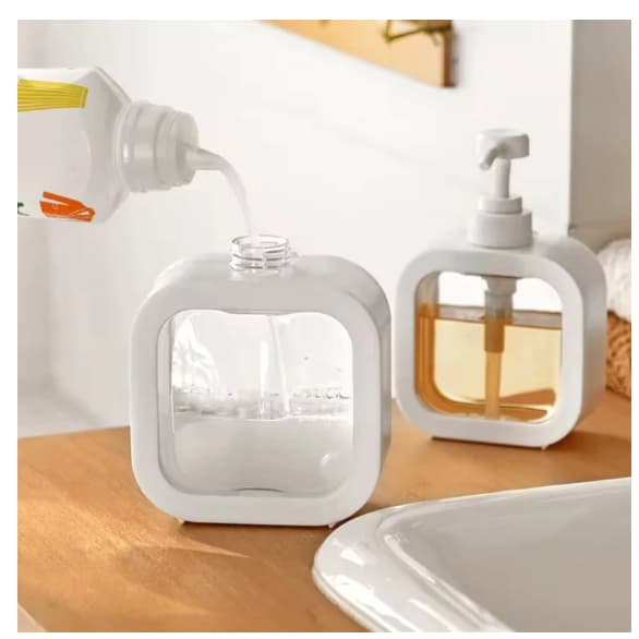 Porta Sabonete Liquido 300 ml Banheiro Lavatorio