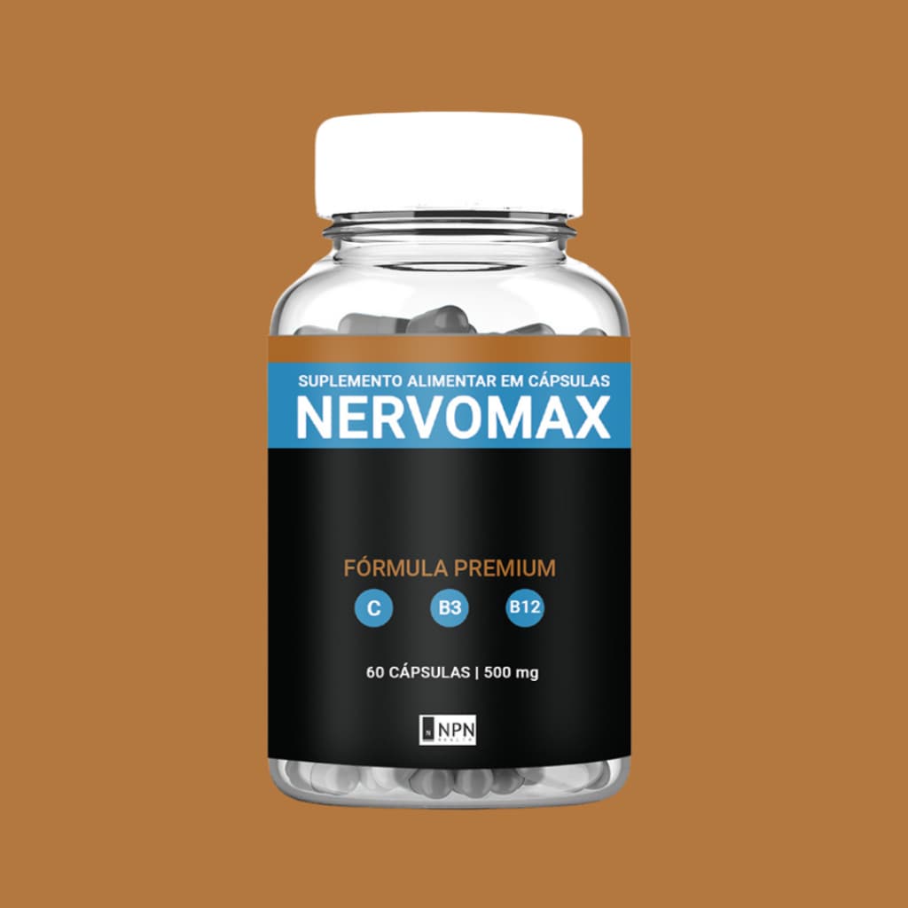 Nervomax Original 60 Cápsulas Envio Imediato Fórmula Premium