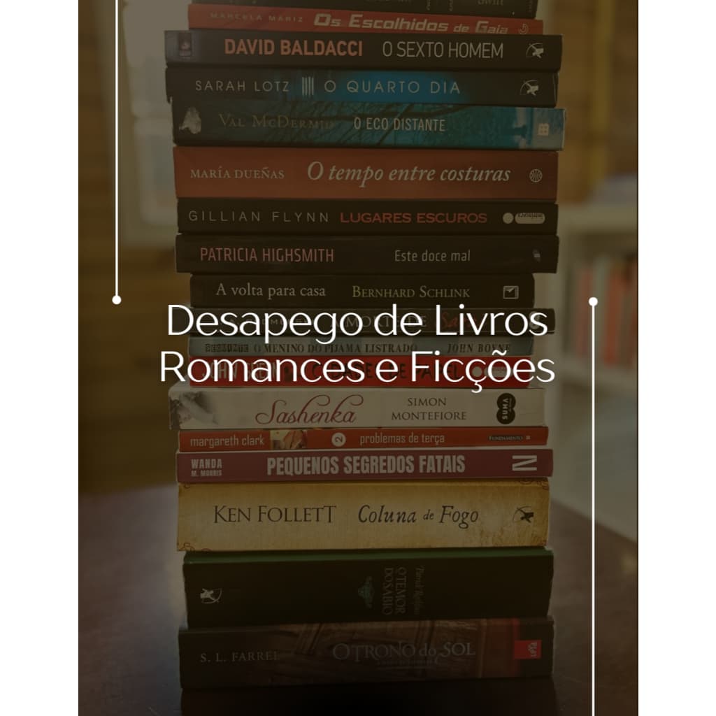 Desapego de Livros  Usados - Romance e Ficção