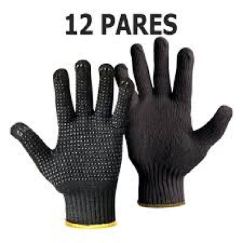 Luvas de Proteção Plastcor Pigmentada Tatex Branca Tam Único 12 Unidades - Valor Promocional