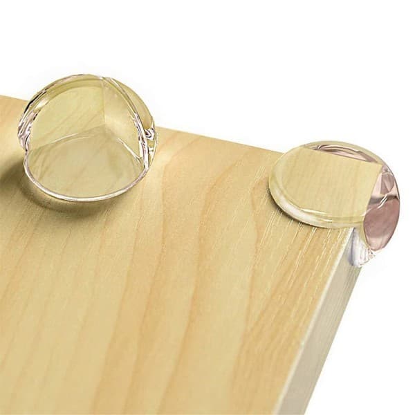 Kit 12 Protetor De Canto De Silicone Macio Protege A SegurançA Do Bebê FáCil De Instalar Protetor De Canto Transparente