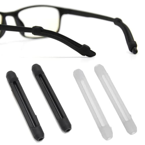 Par De Ponteira De Silicone Para Óculos - Antiderrapante - Protetora Orelha - Silicone - Macia