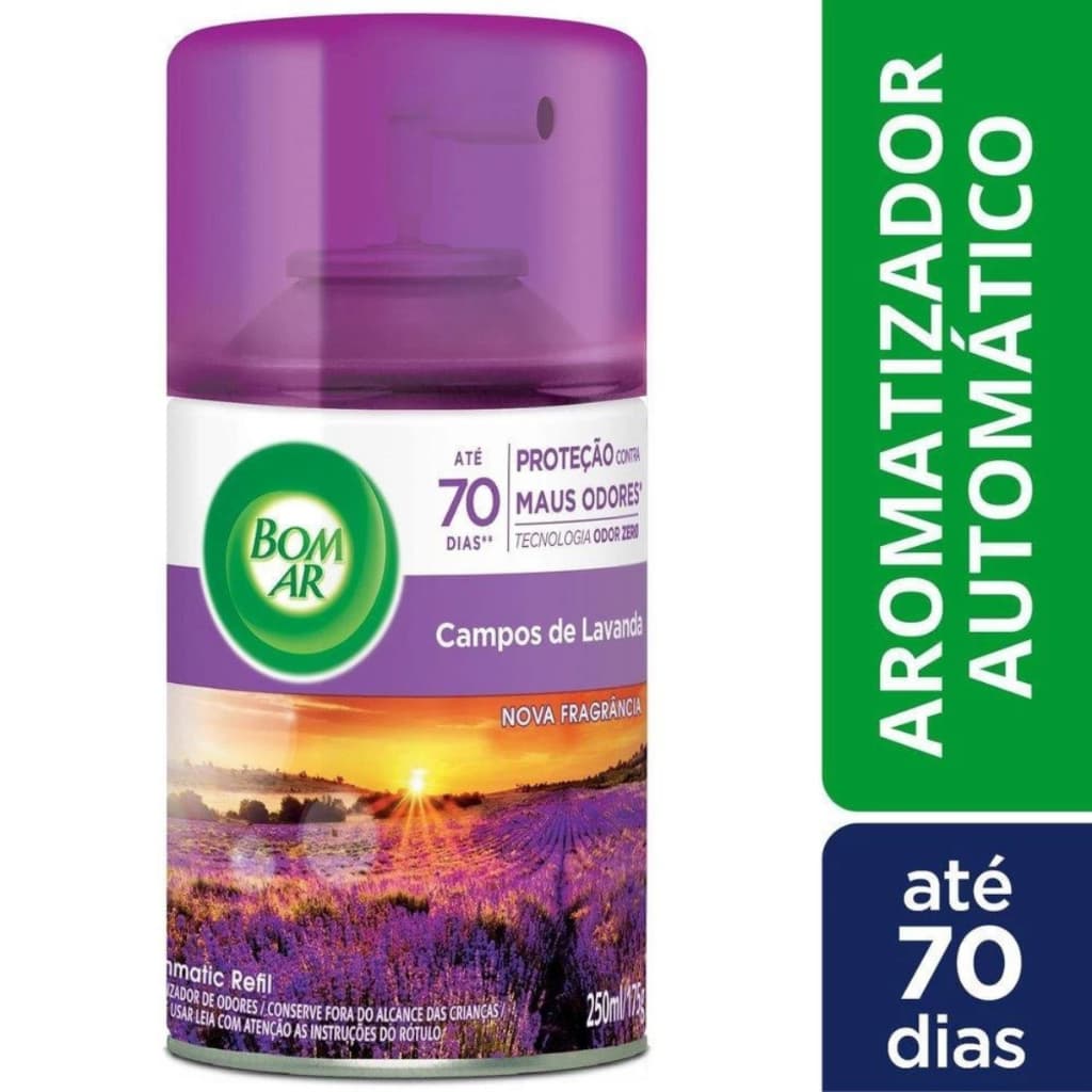 Refil Bom Ar Freshmatic Para Aparelho Automático - Aromatizador Air Wick Dura Até 70 dias Cada