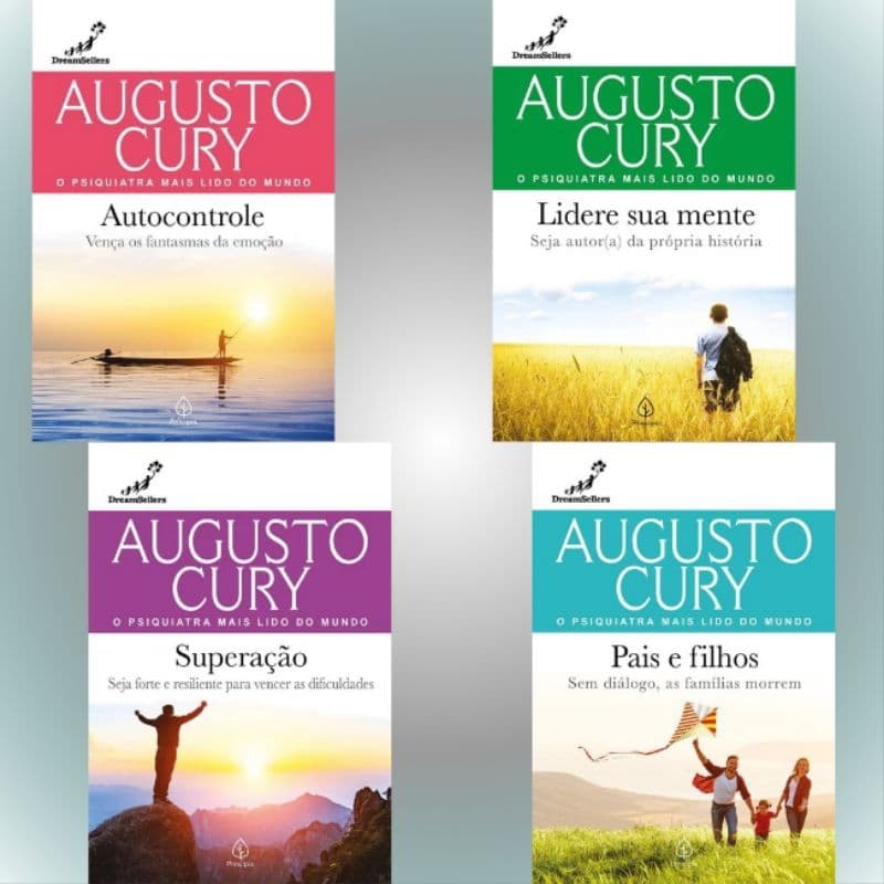 Kit Augusto Cury - Gestão da Emoção para Qualidade de Vida - 4 Livros