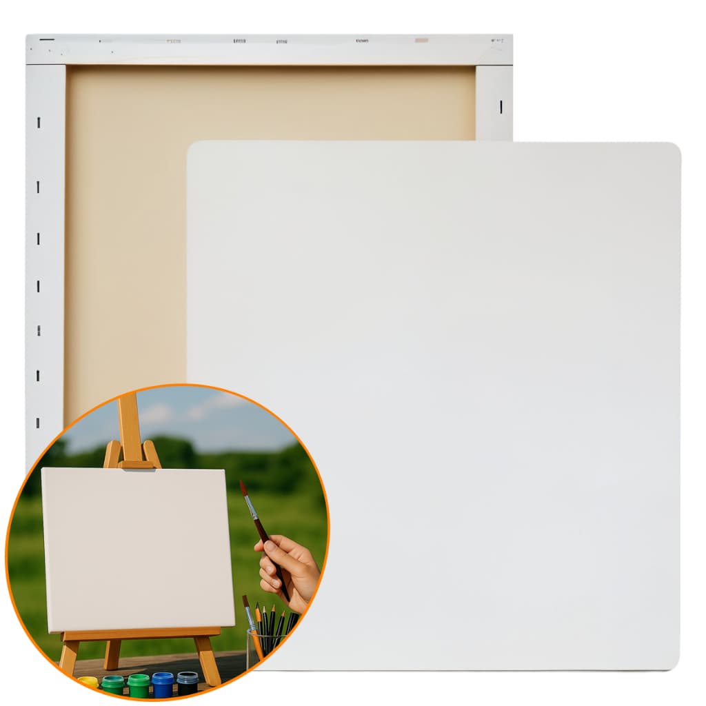 Tela Para Pintura 20x30cm Branca Tecido Tinta Óleo Acrílica Quadro Arte