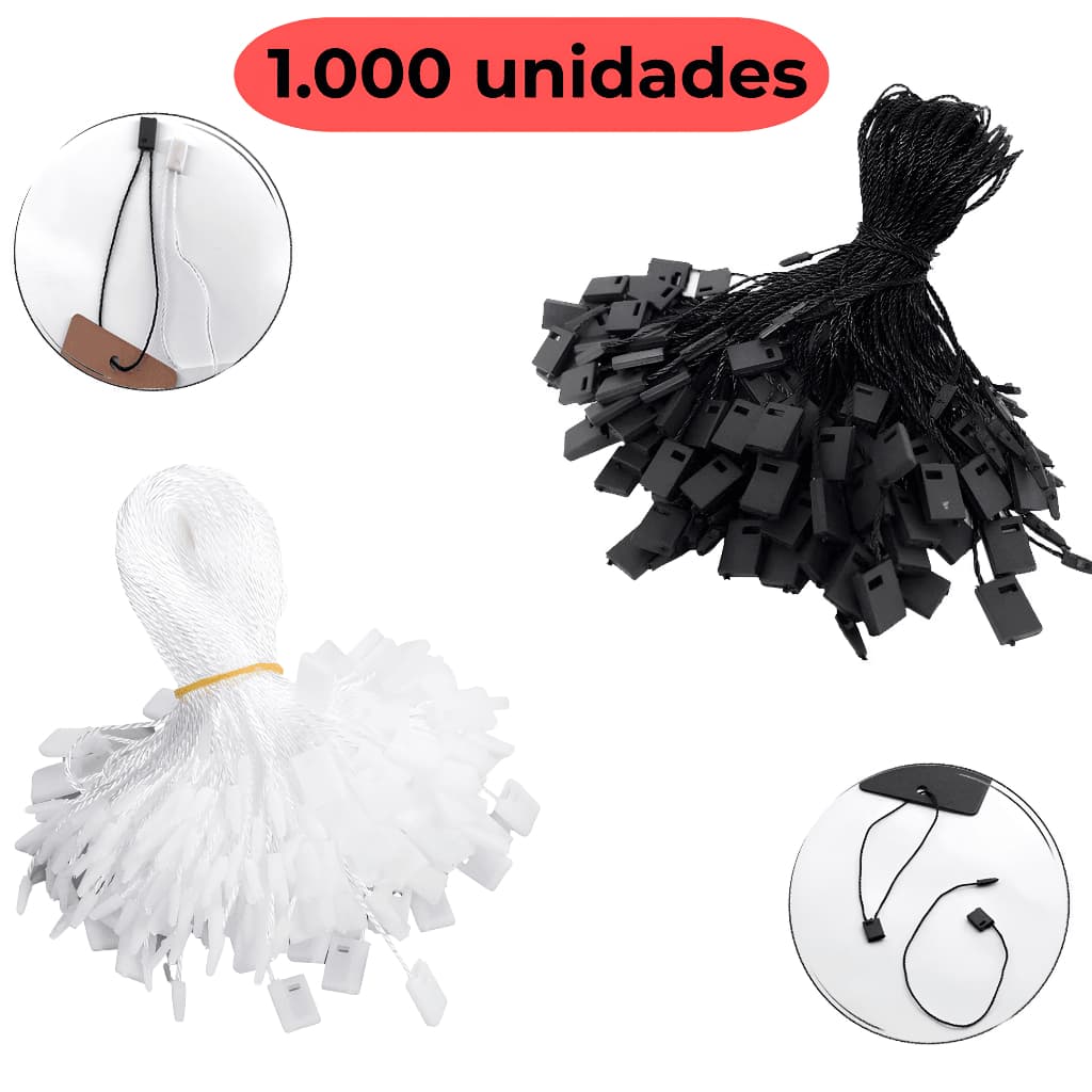 Lacre de Autenticidade/Segurança Para Etiquetas Tag Para Roupa e Tecidos Roupas 1.000 unidades Artesanato Pin