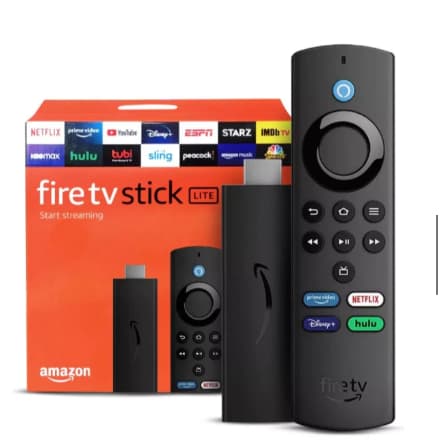 Fire Tv Stick Tv Box Lite 2ª Geração Full Hd Cor Preto Tipo De Controle Remoto De Voz