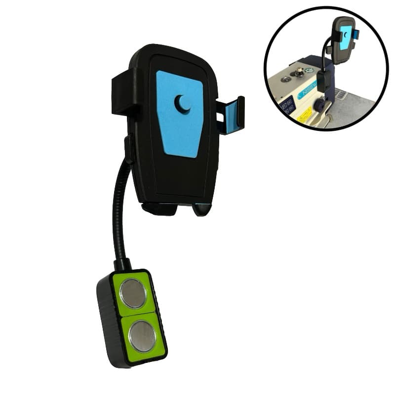Suporte Magnético De Celular Flexível 2 Imas Para Máquina De Costura Industrial Universal