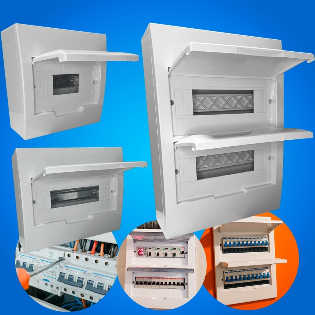 Quadrinho Centrinho Quadro Sobrepor de Distribuição 6/8 - 10/12 - 14/18 - 24 Disjuntor Envio Rápido