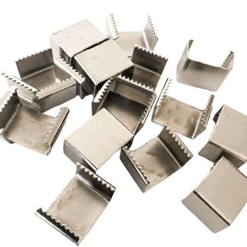 1000 Chapinhas Dentada Garra Para Cordão De 20mm Fixador