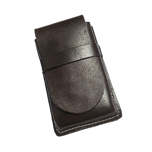 Bainha para Celular em Couro Rustico Capa Capinha