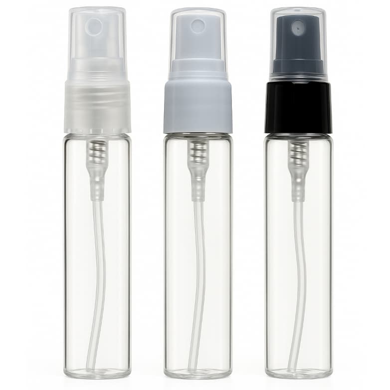 30/35 Frascos Pet Cristal 15 ML Com Válvulas  Spray Para Perfume, Lembrancinha e Amostras Free