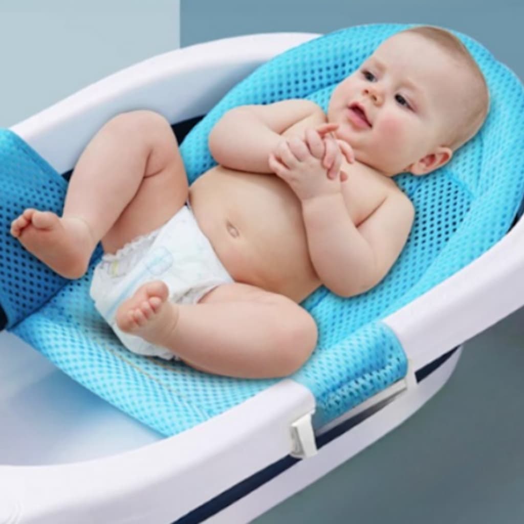 Rede de banho proteção banheira Infantil recem nascido Almofadado Ajustavel