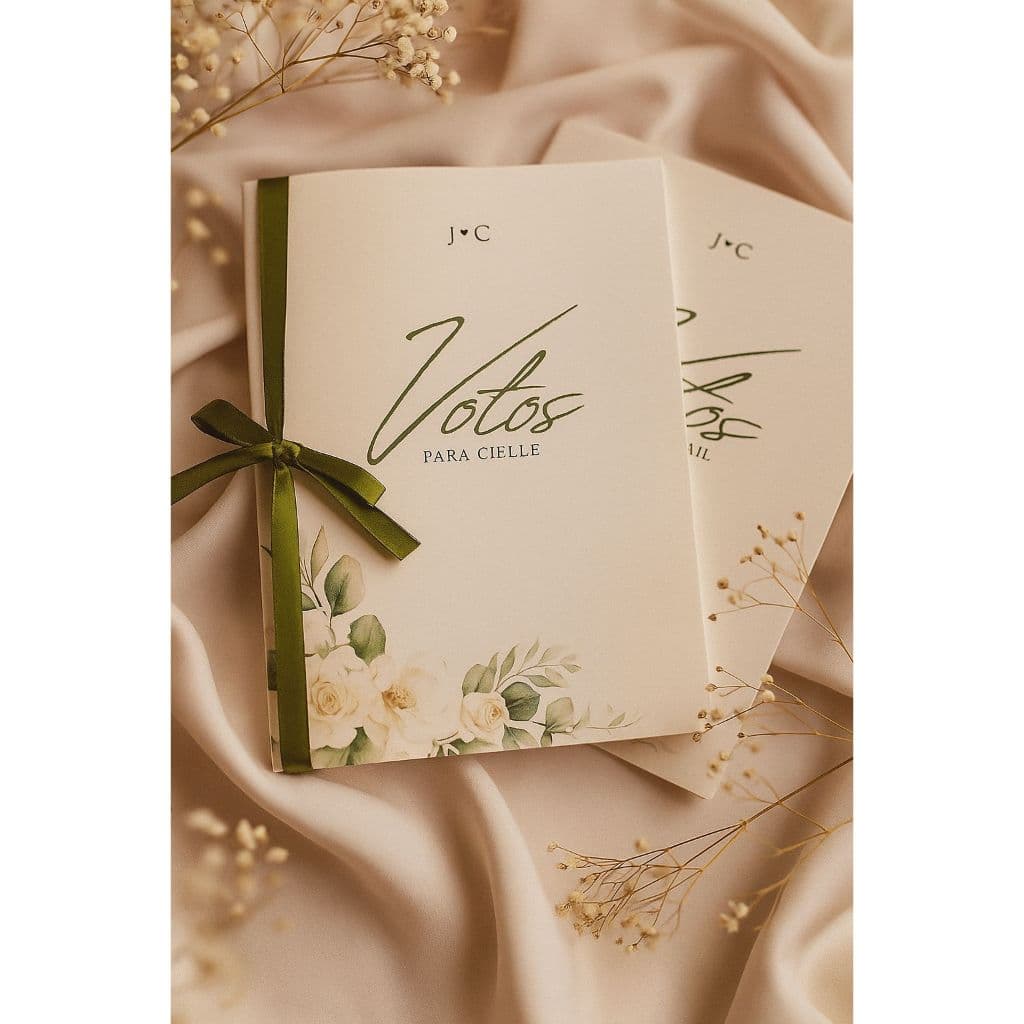 Par de Cadernos de Votos Para Casamento do Noivo e da Noiva Lembranças