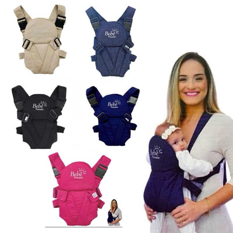 Bolsa Canguru Ergonômico Para Carregar Bebês De 2 A 18 Meses
