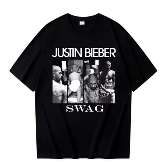 Camiseta Camisa Blusa Algodão Unissex Justin bieber swag 2025 álbum Lançamento