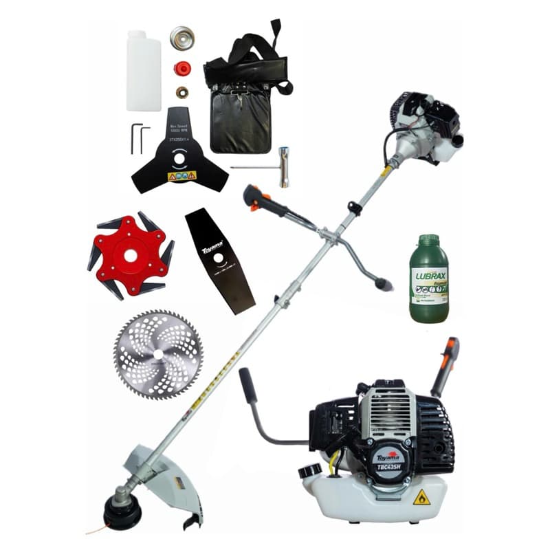 Roçadeira Aparador Toyama Profissional Compacta Kit Completo