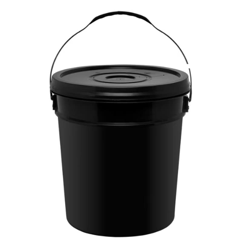 Balde Plástico 20 Litros com Tampa e Alça Reforçada – Seguro e Resistente