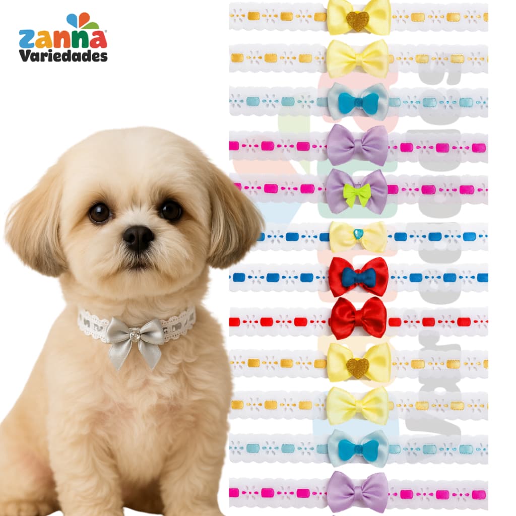 Colar, Gargantilha Para Cachorro com 20,40 ou 60 Unidades Para Banho E Tosa  KIT PROMOCIONAL