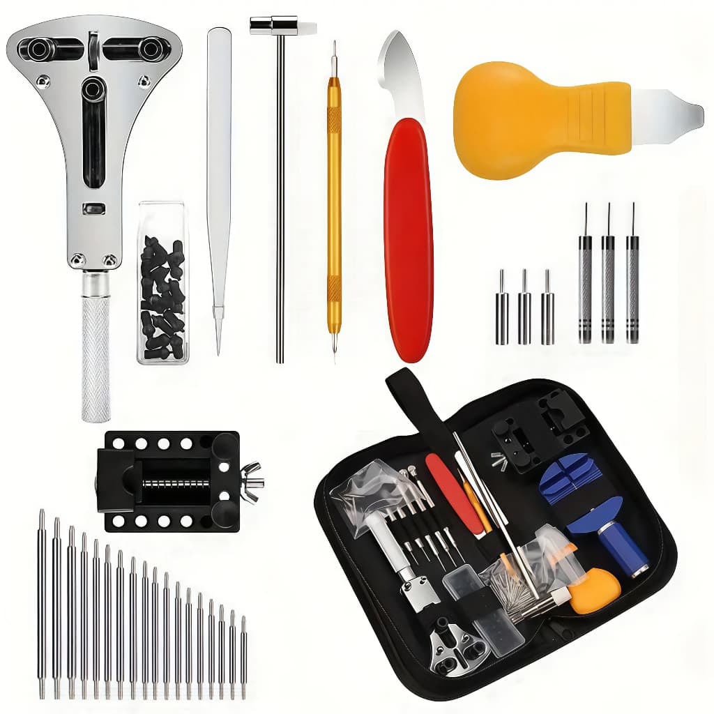 Kit 147pcs De Ferramentas Para Reparo E Manutenção De Relógios, Ferramenta Para Remoção De Pulseiras De Relógio