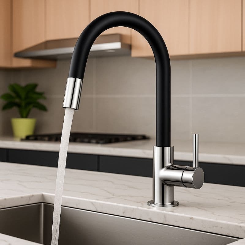 Torneira Cozinha BANCADA Flexível Resistente Moderna ABS