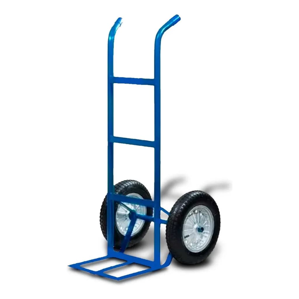 Carrinho Para Cargas 150kg De Mão Multiuso Ldi Reforçado Kit Luva Corda