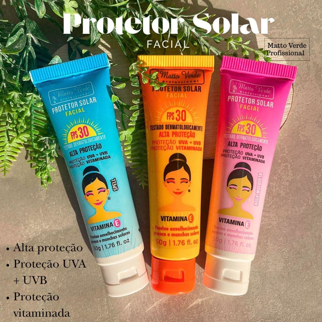 Matto Verde Protetor Solar Facial fps 30 Vitamina E