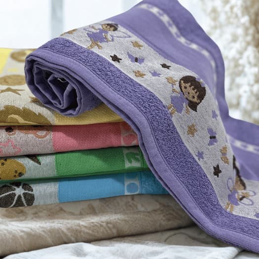 Toalha de Banho Kids Infantil Para Bordar Ponto Cruz 100% Algodão Lançamento SV