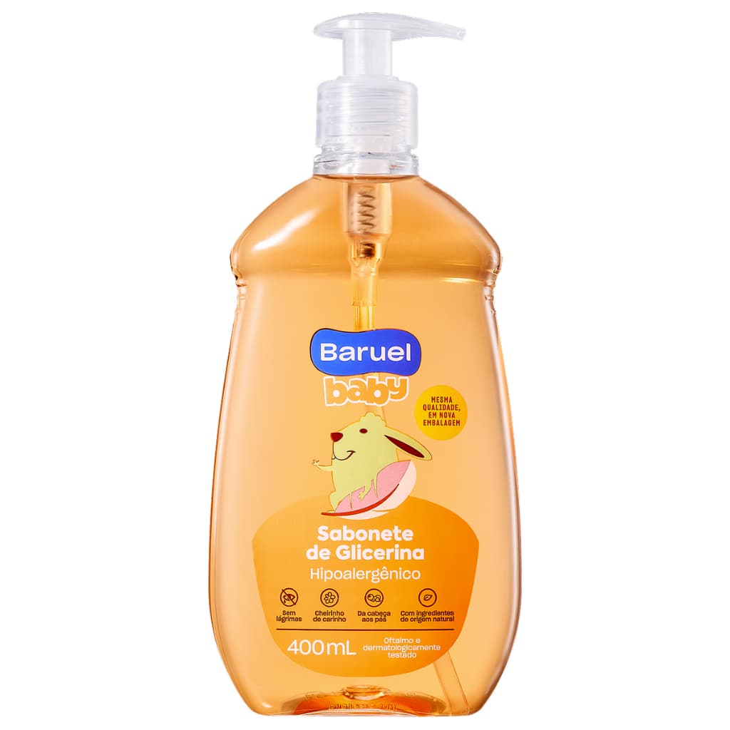 Sabonete Liquido Baruel Baby Glicerina 400ml