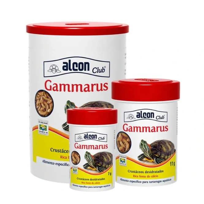 Ração Alcon Club Gammarus - Alimento específico para tartarugas aquáticas