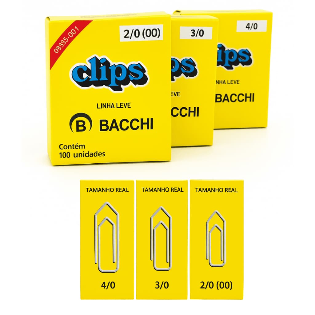 CLIPS BACCHI 2/0 - 3/0 - 4/0